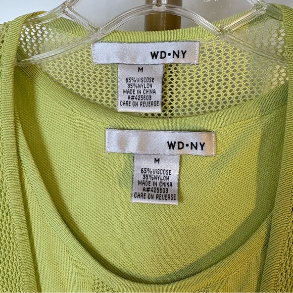 WD.NY Light Green Sleeveless Top Set - Picture 2 of 3